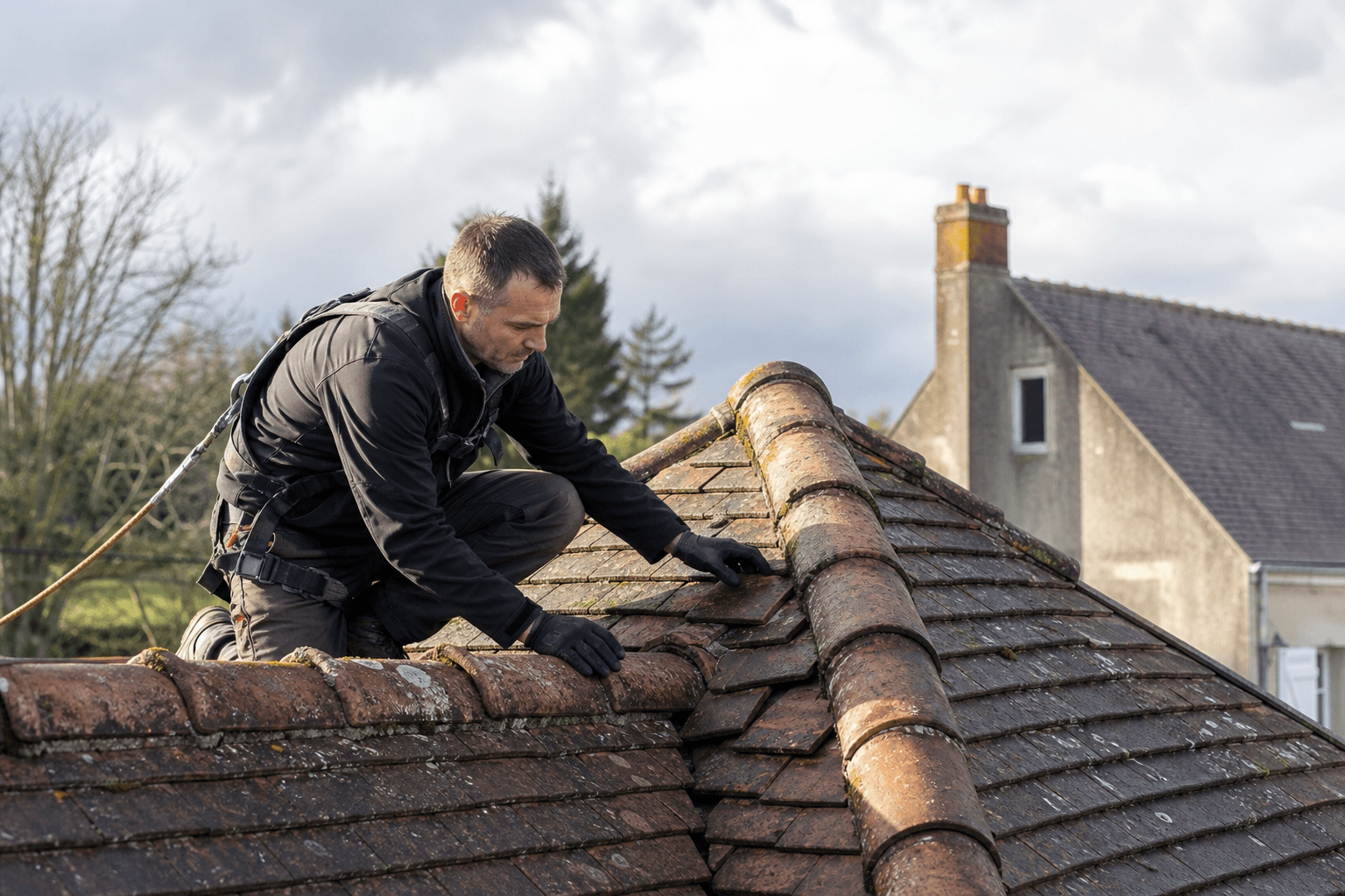 Ce que l’on fait le jour J, Urgence toiture en Loir-et-Cher